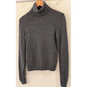Lauren Ralph Lauren Women's 100% Cashmere Turtleneck Sweater XS Gray
